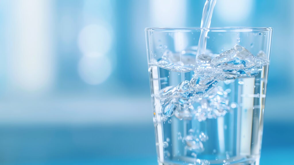 glass of water, ai generated